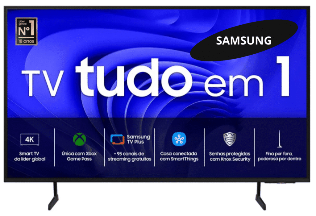 Smart TV 65" Crystal 65DU7700 UHD 4K 2024 Samsung - Mais Vendido